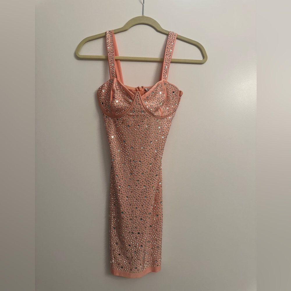 Fashion Nova rhinestone mini dress